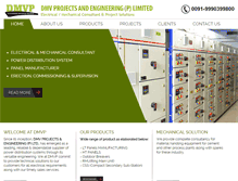 Tablet Screenshot of dmvprojects.com